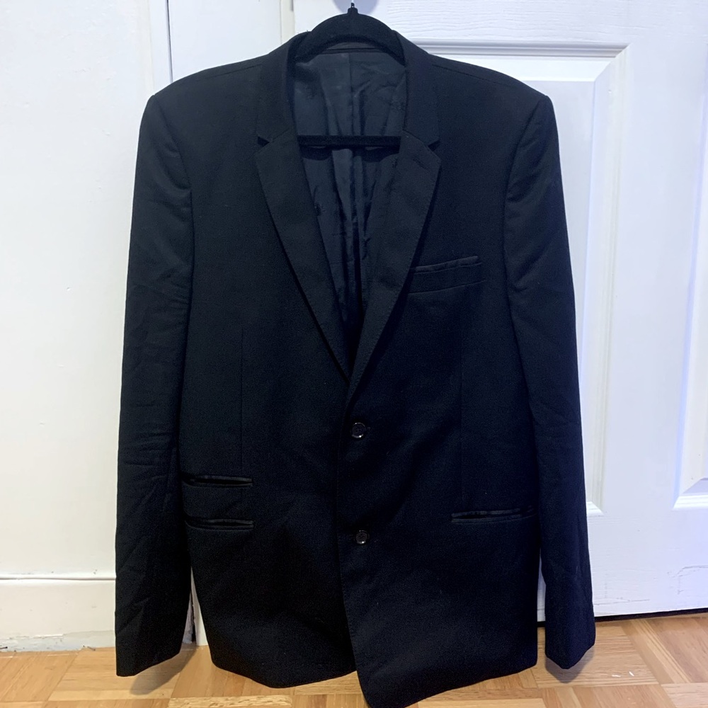 Men's The Kooples Slim-Fit Black Blazer